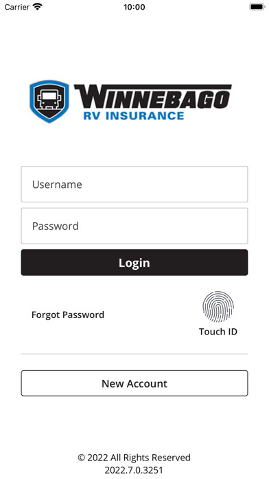 Emulate iPhone app Winnebago RV Insurance Online using MyAndroid Emulate iPhone app Winnebago RV Insurance Online using MyAndroid