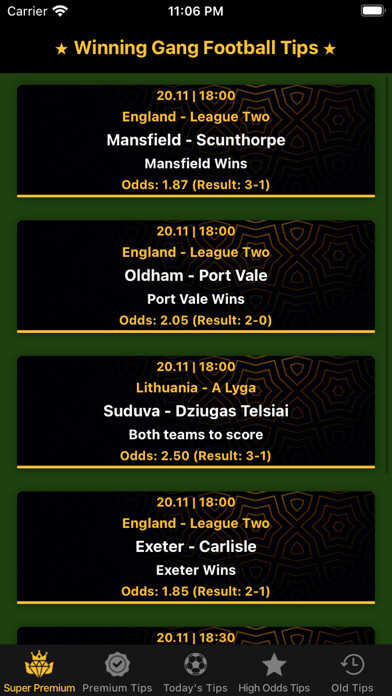 Emulate iPhone app Winning Gang Sport Predictions using MyAndroid Emulate iPhone app Winning Gang Sport Predictions using MyAndroid