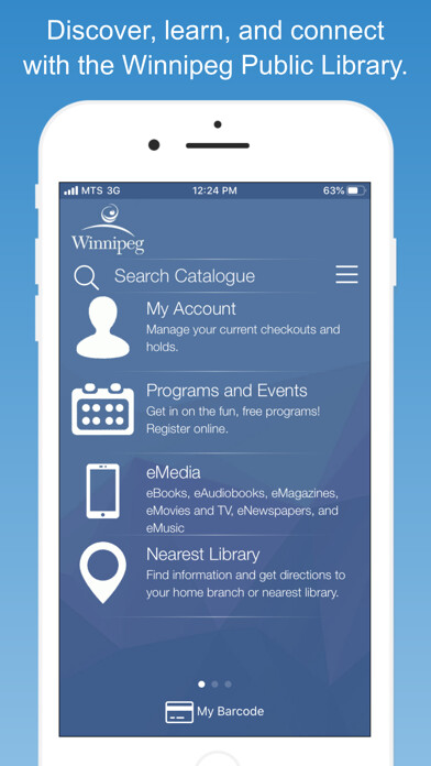 Emulate iPhone app Winnipeg Public Library App using MyAndroid Emulate iPhone app Winnipeg Public Library App using MyAndroid