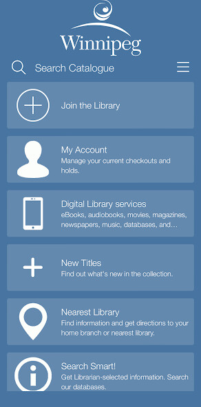 Run android online APK Winnipeg Public Library from MyAndroid or emulate Winnipeg Public Library using MyAndroid