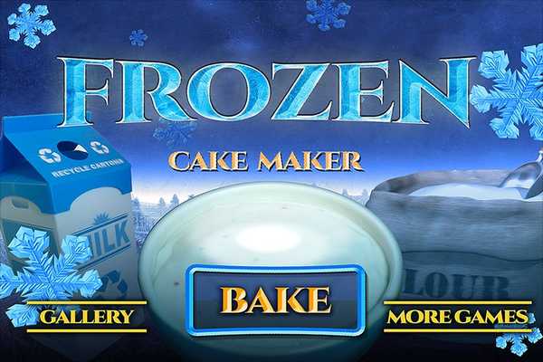 Emulate Android APK Winter Cake Maker Dessert - Frozen Candy Food Game