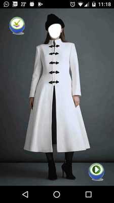 Emulate Android APK Winter Long Coat Photo Editor