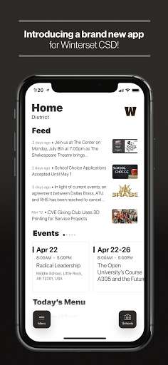 Emulate iPhone app Winterset School District using MyAndroid Emulate iPhone app Winterset School District using MyAndroid