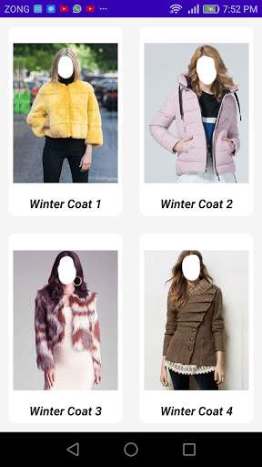 Run android online APK Winter Short Coat Fashion from MyAndroid or emulate Winter Short Coat Fashion using MyAndroid