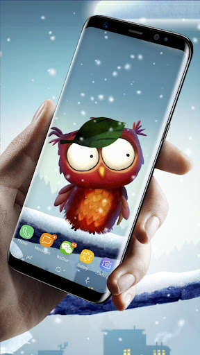 Run android online APK Winter Snow Owl Live Wallpaper from MyAndroid or emulate Winter Snow Owl Live Wallpaper using MyAndroid