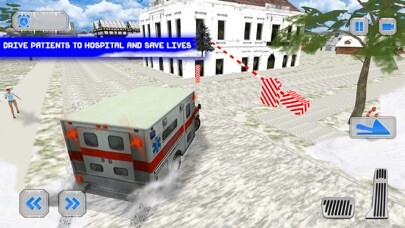 Emulate iPhone app Winter Snow Rescue Emergency using MyAndroid