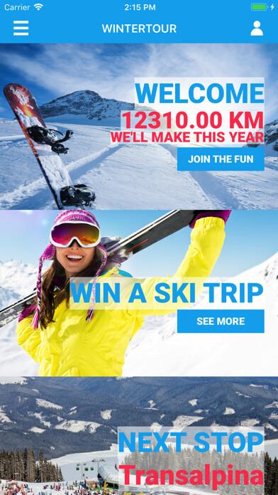 Emulate iPhone app Winter Tour Romania using MyAndroid