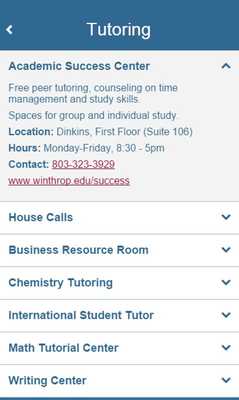 Emulate Android APK Winthrop Student Success