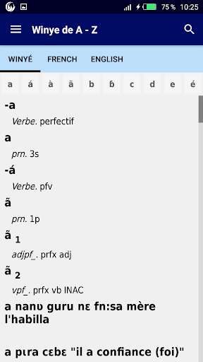 Run android online APK Winye dictionnaire from MyAndroid or emulate Winye dictionnaire using MyAndroid