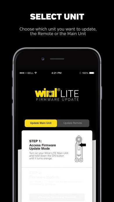 Emulate iPhone app Wiral Updater using MyAndroid