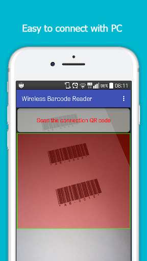 Emulate Android APK Wireless Barcode Reader