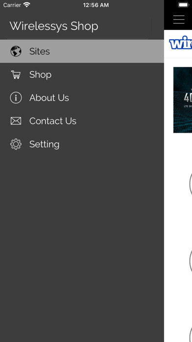 Emulate iPhone app Wirelessys Shop using MyAndroid