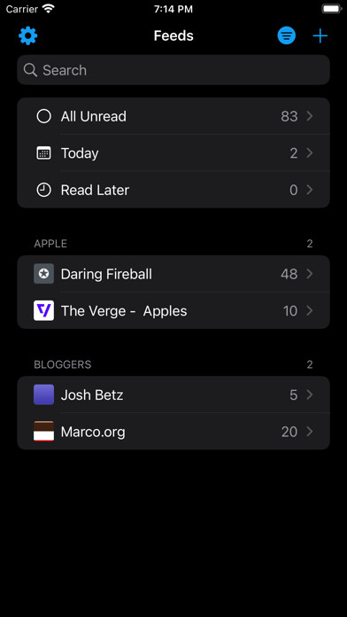 Emulate iPhone app Wire RSS Reader using MyAndroid Emulate iPhone app Wire RSS Reader using MyAndroid