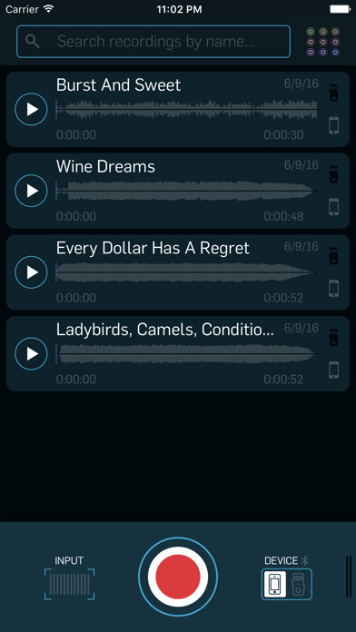 Emulate iPhone app WireTap Riff Recorder using MyAndroid Emulate iPhone app WireTap Riff Recorder using MyAndroid