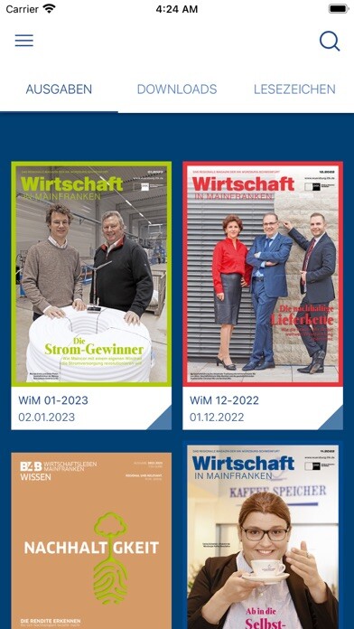 Emulate iPhone app Wirtschaft in Mainfranken using MyAndroid Emulate iPhone app Wirtschaft in Mainfranken using MyAndroid
