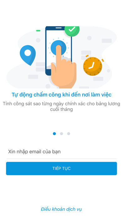 Emulate iPhone app WISAMI GO - Chấm công tự động using MyAndroid