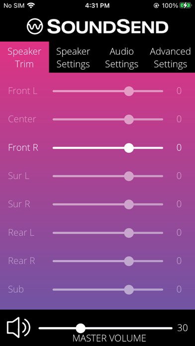 Emulate iPhone app WiSA SoundSend using MyAndroid