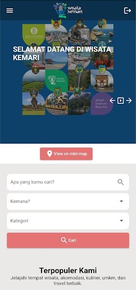 Run android online APK Wisata Kemari from MyAndroid or emulate Wisata Kemari using MyAndroid