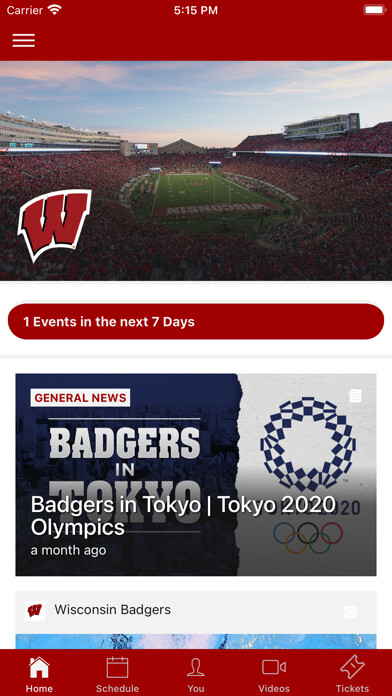 Emulate iPhone app Wisconsin Badgers using MyAndroid Emulate iPhone app Wisconsin Badgers using MyAndroid