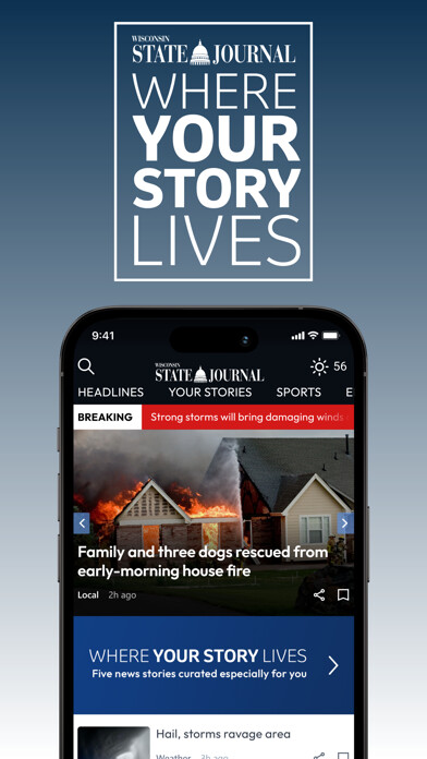 Emulate iPhone app Wisconsin State Journal using MyAndroid Emulate iPhone app Wisconsin State Journal using MyAndroid