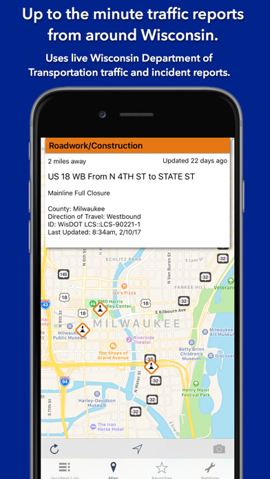 Emulate iPhone app Wisconsin State Roads using MyAndroid Emulate iPhone app Wisconsin State Roads using MyAndroid