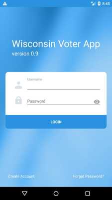 Emulate Android APK Wisconsin Voter App