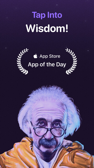 Emulate iPhone app Wisdom - Brain Food using MyAndroid