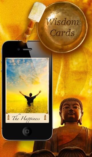 Emulate iPhone app Wisdom Cards - Spiritual Guide using MyAndroid