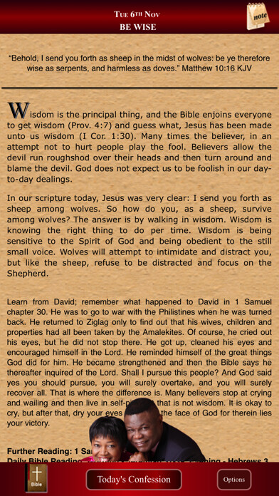 Emulate iPhone app Wisdom For The Day using MyAndroid Emulate iPhone app Wisdom For The Day using MyAndroid