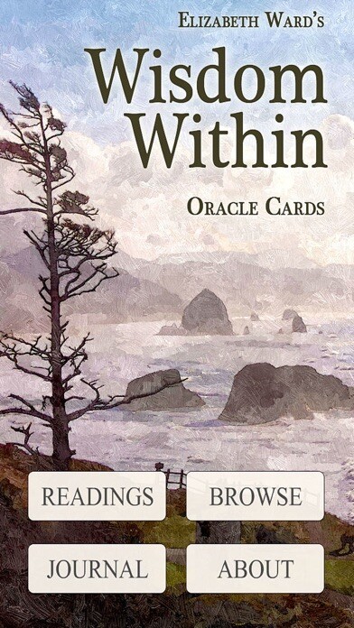 Emulate iPhone app Wisdom Within Oracle Cards using MyAndroid