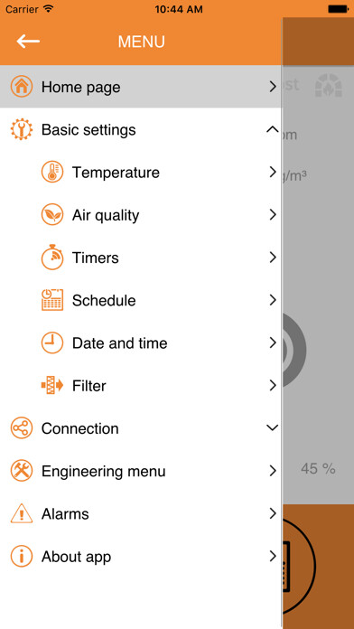 Emulate iPhone app WiseAir Ventilation using MyAndroid