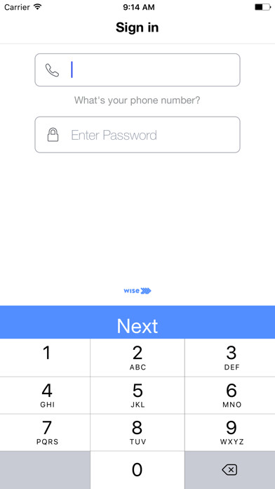 Emulate iPhone app Wise Systems using MyAndroid