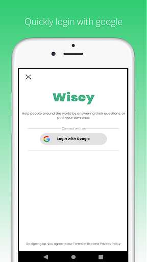 Run android online APK Wisey - Ask & Answer from MyAndroid or emulate Wisey - Ask & Answer using MyAndroid