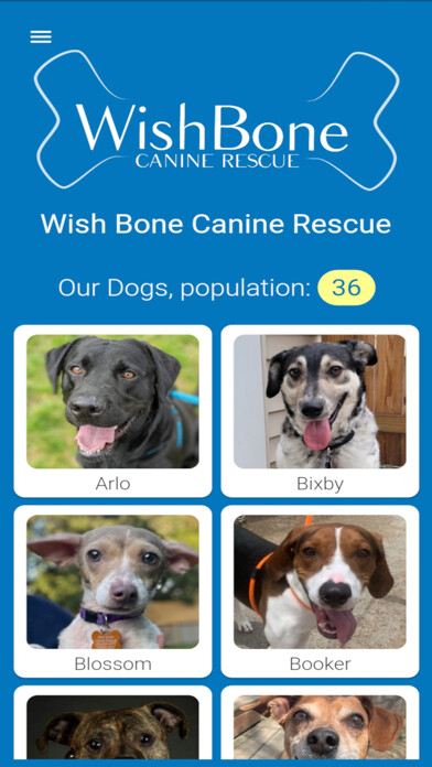 Emulate iPhone app WishBone Canine Rescue using MyAndroid Emulate iPhone app WishBone Canine Rescue using MyAndroid