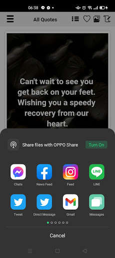 Run android online APK Wishes for Recovery from MyAndroid or emulate Wishes for Recovery using MyAndroid