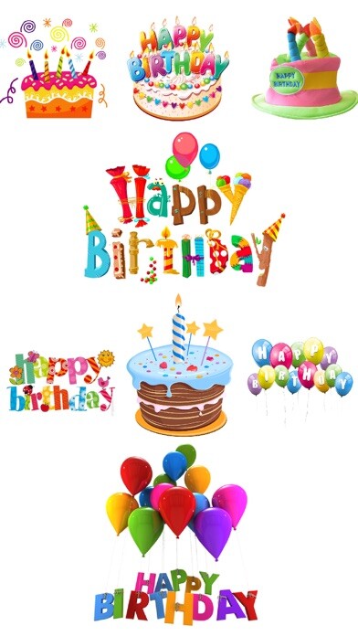 Emulate iPhone app Wish Happy Birthday by Sticker using MyAndroid Emulate iPhone app Wish Happy Birthday by Sticker using MyAndroid