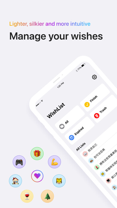Emulate iPhone app WishList - Manage good wishes using MyAndroid Emulate iPhone app WishList - Manage good wishes using MyAndroid