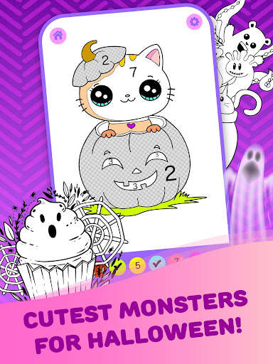 Run android online APK Witch.box - Halloween Coloring by Numbers from MyAndroid or emulate Witch.box - Halloween Coloring by Numbers using MyAndroid