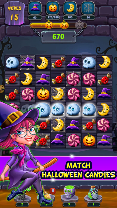 Emulate iPhone app Witchdom - Witch Match 3 Games using MyAndroid Emulate iPhone app Witchdom - Witch Match 3 Games using MyAndroid
