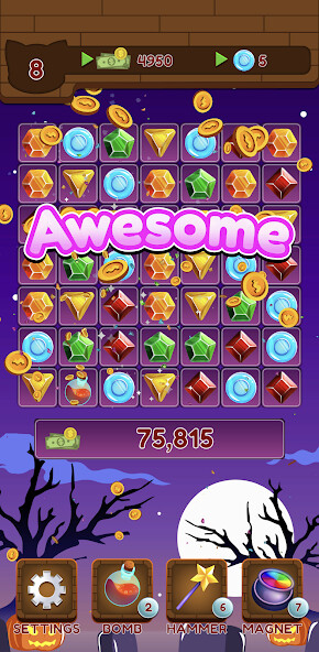 Run android online APK Witch Gems - Merge Fantasy from MyAndroid or emulate Witch Gems - Merge Fantasy using MyAndroid Run android online APK Witch Gems - Merge Fantasy from MyAndroid or emulate Witch Gems - Merge Fantasy using MyAndroid