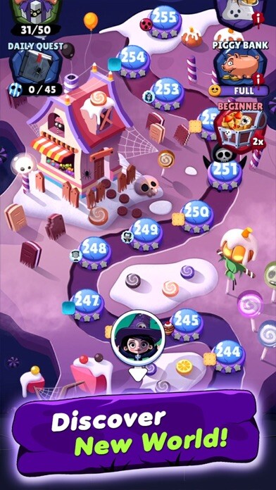 Emulate iPhone app Witch Match Puzzle using MyAndroid Emulate iPhone app Witch Match Puzzle using MyAndroid