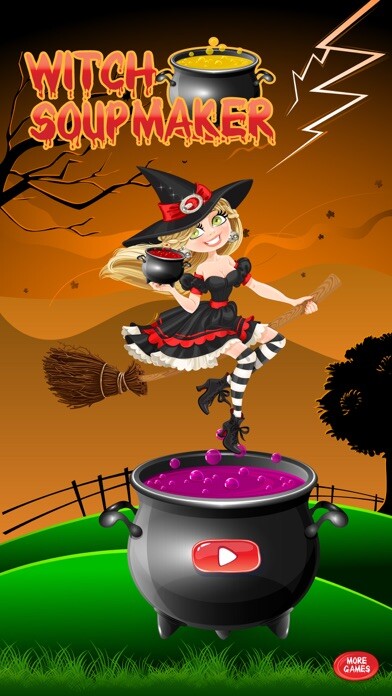 Emulate iPhone app Witch Soup Maker - Virtual kitchen cooking adventure & chef master championship game using MyAndroid
