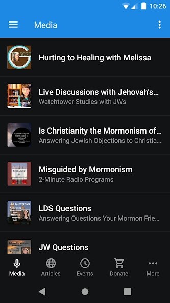Emulate iPhone app Witnesses for Jesus using MyAndroid Emulate iPhone app Witnesses for Jesus using MyAndroid