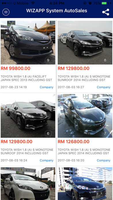 Emulate iPhone app WizApp AutoSales using MyAndroid Emulate iPhone app WizApp AutoSales using MyAndroid