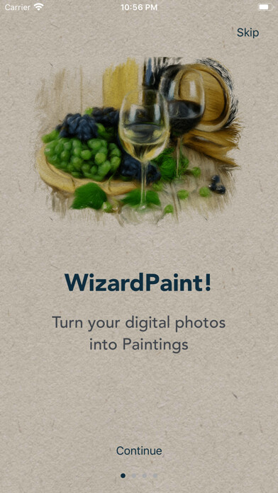 Emulate iPhone app Wizard Paint using MyAndroid