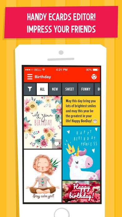 Emulate iPhone app Wizl Greeting Cards & Messages using MyAndroid Emulate iPhone app Wizl Greeting Cards & Messages using MyAndroid