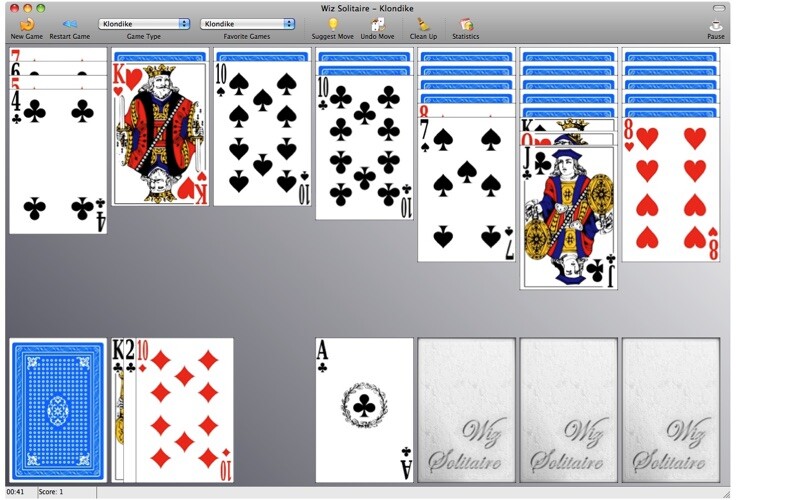 Emulate iPhone app Wiz Solitaire using MyAndroid