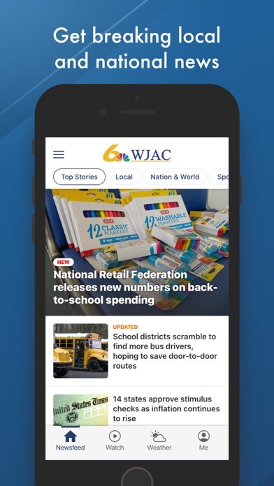 Emulate iPhone app WJAC using MyAndroid Emulate iPhone app WJAC using MyAndroid