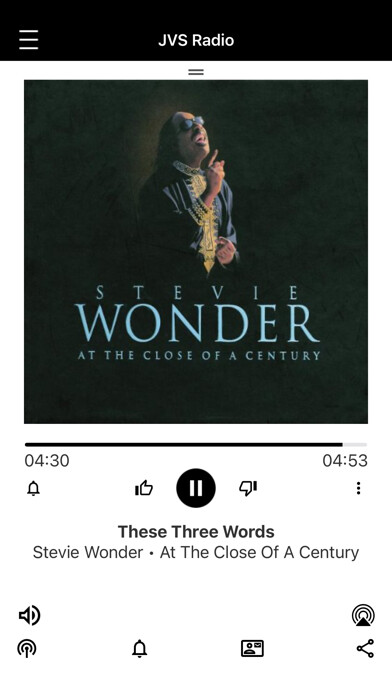 Emulate iPhone app WJVS Radio using MyAndroid