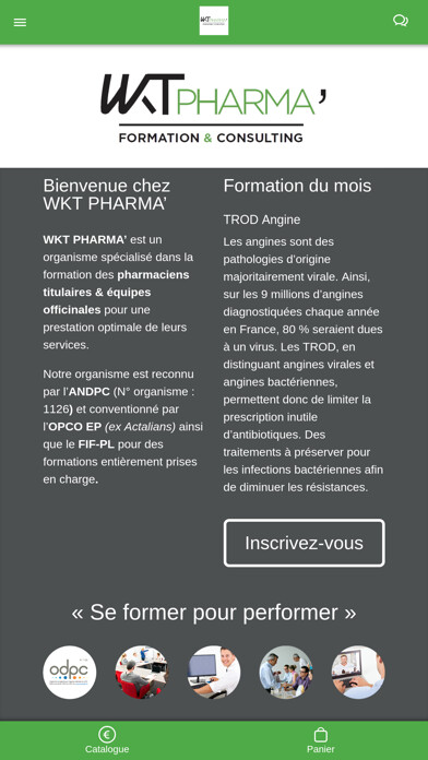 Emulate iPhone app WKT PHARMA using MyAndroid